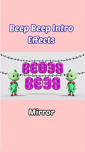 Beep Beep Intro Effect Funny Revision