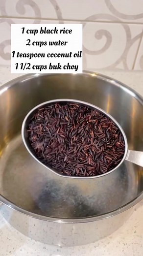 How I cook black rice! #wildrice #ricerecipe #howtocookblackrice #vegan #healthyfood #cookwithme Please❤️ thanks
