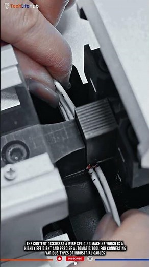 Innovation Wire Splicing: Automatic Joining, High Accuracy, Mass Production #tech