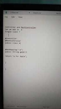 Top Java Interview Questions 2026 | Can we use @RestController and @Controller in the same class?