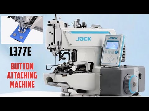 JACK 1377E BUTTON ATTACHING INDUSTRIAL SEWING MACHINE