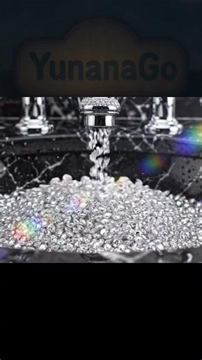 Endless Diamonds from a Magic Faucet #shorts #yunanago