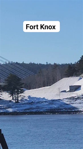 This was Fort Knox in Prospect Maine snow-covered on December 9th. I took this video from Bucksport Maine ❄️ #coldweather #river #snow #Fort | Wayne Bishko