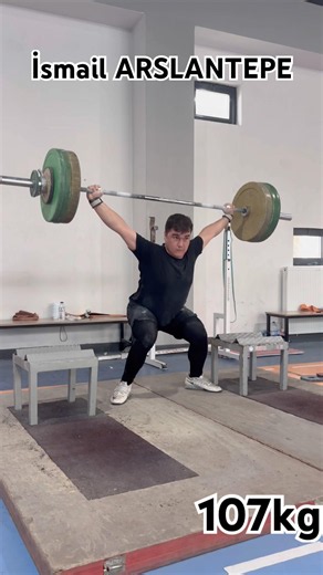 İsmail ARSLANTEPE Snatch 107kg