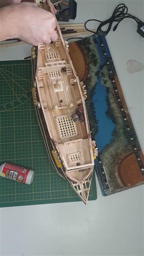 Building Mini Cannons for a Wooden Ship – Part 2 | Handmade Ship Model | WoodCraft RO