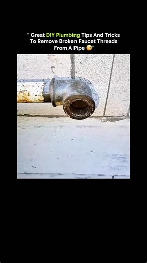 innofy_io on Instagram: "A broken faucet thread looks like disaster—until physics and simple tools save the pipe. When faucet threads snap off inside a pipe, most people assume the entire fitting must be replaced. In reality, plumbers and DIY experts rely on clever mechanical tricks that remove the broken piece without damaging the pipe itself. The key is understanding how metal behaves under pressure, friction, and controlled force. One common method uses internal pipe extractors that bite into