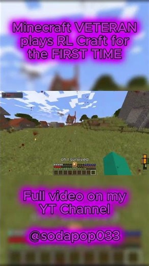 RL CRAFT LIGHTNING IS CRAZY!!! #minecraft #gaming #survival #rlcraft