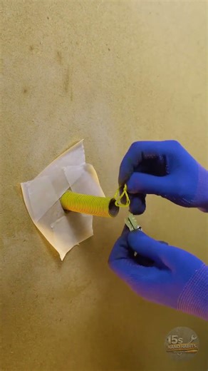 How to pull a cable without special tools 🔌 #renovation #repairs #DIY #crafty #electricity