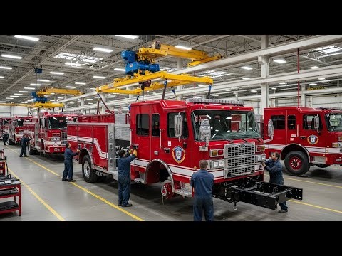 How They Build the Best Pierce Manufacturing Fire Trucks in the United States from Scratch
