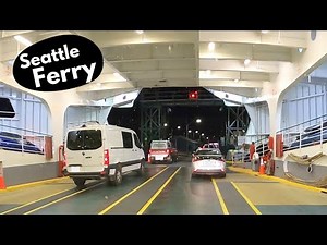 Seattle Ferry from Olympic National Park in the Van! RVs on the Seattle Ferry- Kingston to Edmonds