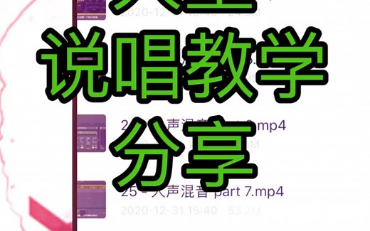 rap说唱教程嘻哈零基础Flow即兴技巧韵脚押韵词典视频教程教学