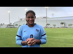UCF Goalkeeper Genesis Perez-Watson Postgame vs. Kansas State