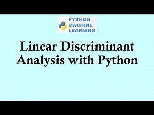 Python machine learning | Linear discriminant analysis