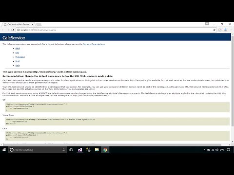 C# Tutorial - Getting Started Web Service | FoxLearn