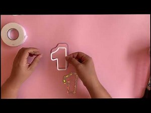 Number cake topper shaker