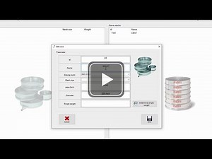 Working with the software AUTOSIEVE for FRITSCH Vibratory Sieve Shakers