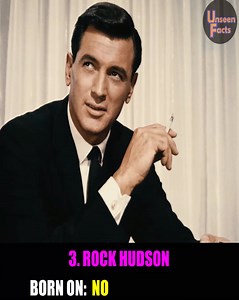 Remembering Rock Hudson, who died of AIDS-related complications on October 2, 1985, at age 59. #reels #rockhudson #HIV #AIDS #hollywood #actor | Unseen Facts Compilations