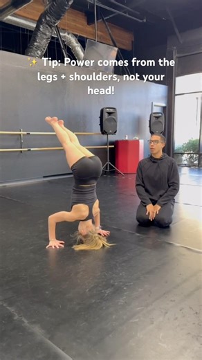How to get your headspring ✨ #dance #tricks #acrobatics #fyp #danceshorts