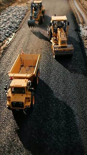 Heavy Equipment in Action! 🚧 Excavator & Dump Truck Earthmoving