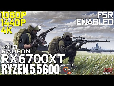 Escape from Tarkov | Ryzen 5 5600 + RX 6700 XT | 1080p, 1440p, 4K benchmarks!