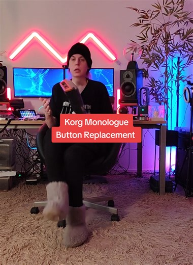 Korg Monologue Button Replacement Guide