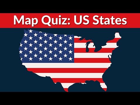 Map Quiz: Name All 50 USA States