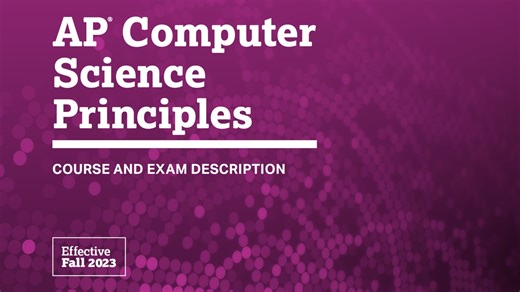AP单元复习视频：计算机科学原理（2021版）