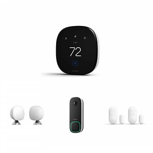 ecobee Smart Thermostat, Video Doorbell, Smart Sensors 2 Pack and Door/Window Sensors 2 Pack Combo - The Home Depot