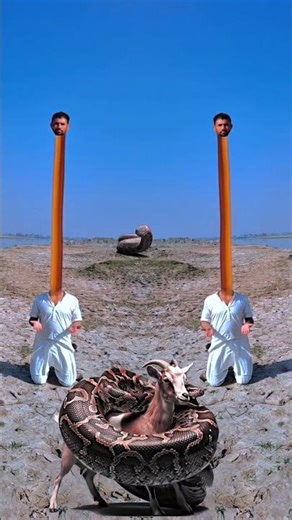 Vfx editing snake attack long garden helicopter flying #shortvideo #shorts #vfx #funny #viralvideo