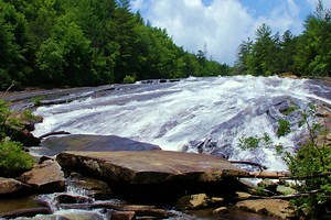 Bridal Veil Falls, DuPont Forest NC | RomanticAsheville.com