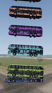 Rainbow Bus and Van Tower Fall CRASH TEST (BeamNG Drive) #fblifestyle #fbreels #beamngdrive #reels #beamng | Gamingworld