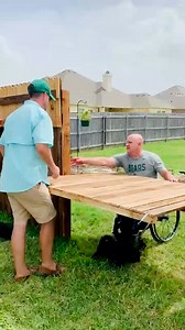 1.1M views · 7.6K reactions | Dad built a neighbor-friendly fence to help stay connected 殺 | UNILAD Tech | Facebook