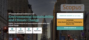 6th International Conference on Environmental Sustainability and Climate Change
