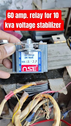 #Short| 60 amp. relay for automatic voltage stabilizer