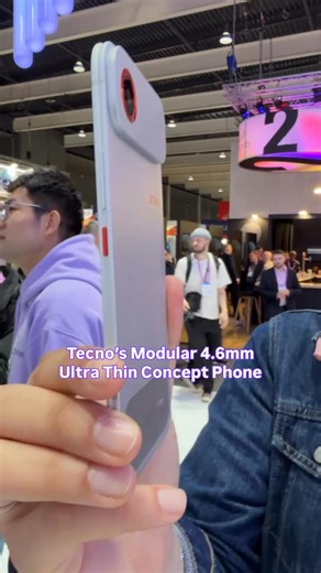 Tecno introduced its new “modular magnetic interconnection technology” with a 4.6mm ultra thin phone concept. There are plenty of ways you could customize this phone depending on your needs with a 4.5mm power bank, telephoto lens, and more. CNET Senior Technology Reporter Abrar Al-Heeti is here to give you a first look. #tecno #modularphone #conceptphone #tecnoslim #mwc2026 | CNET