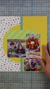 Here for the Food - Simple Stories - Fun Times - Single Page Scrapbook Process - Life in Layouts