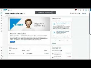 SAP DataSphere & Analytics Cloud: System Walkthrough & Integration