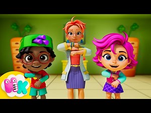 Wind the Bobbin Up 👋 Action Song for Kids | HeyKids Nursery Rhymes - Videos For Kids