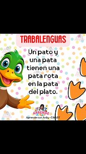 Trabalenguas 👅 Trabalenguas divertidos para mejorar la pronunciación y fluidez. #Trabalenguas #LecturaInfantil #Lenguaje | Bookally-Aprende con Anlly