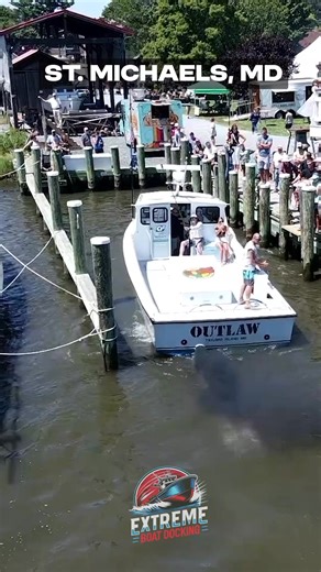 Outlaw with new electric engine. | Extreme Boat Docking