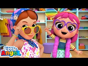 Join the Fashion Parade with Jill! | Jill's Playtime | Little Angel Kids Songs & Nursery Rhymes