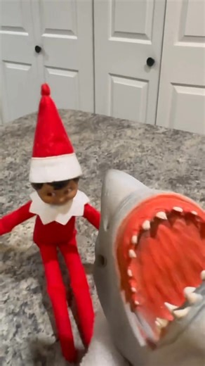 1.3K views · 36 reactions | EVIL ELF #christmas #elfontheshelf thesharkpuppet.com | The Shark Puppet | Facebook