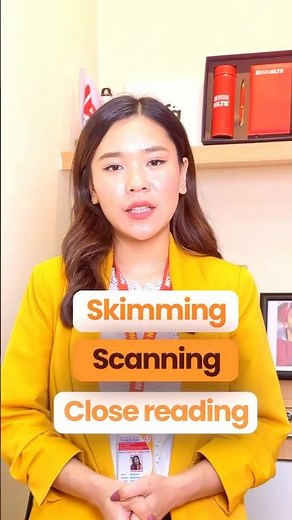 IELTS Reading Secret 🔥 Skimming vs Scanning Explained #ieltstips