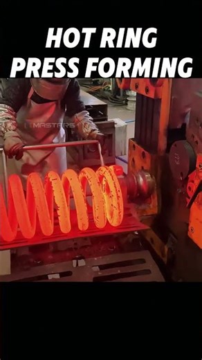 Hot ring press forming, how to keep it consistent?🔥