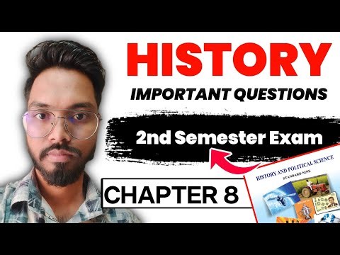 CLASS 9 HISTORY IMPORTANT QUESTIONS 2ND SEMESTER EXAM 2026 | SD TECH | INDUSTRY AND TRADE CHAPTER 8