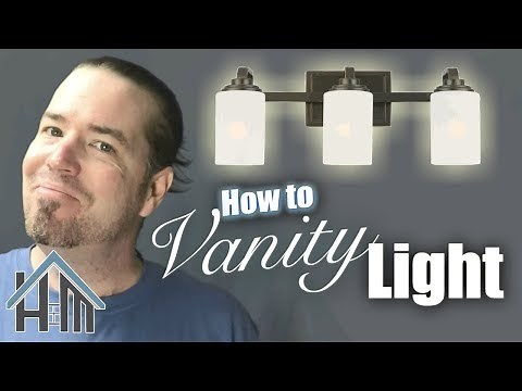 How to install vanity light bath light. Easy! Home Mender