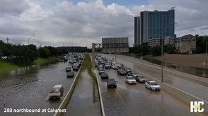 4.7K views · 57 reactions | Street flooding is seen on Texas 288 northbound at Calumet and on Willowbend near Hillcroft on Monday as a band of rain moved through the area. UPDATES HERE: https://chrn.cl/3ubxkGs (Godofredo A. Vasquez and Mark Mulligan) | Houston Chronicle | Facebook