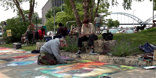 Quad Cities Chalk Art Fest adds color to Rock Island’s riverfront, winners announced