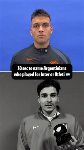 30 second challenge between @lautaromartinez and @juliaanalvarez 👀🇦🇷 | Atlético de Madrid