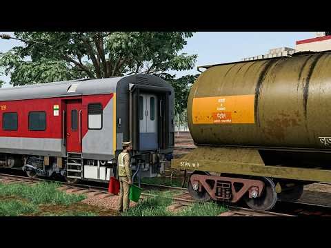 DANGEROUS COUPLING! LHB Coach Coupling BTPN Petrol Wagon ⛽🔥Railworks | Indian Train Simulator 2026
